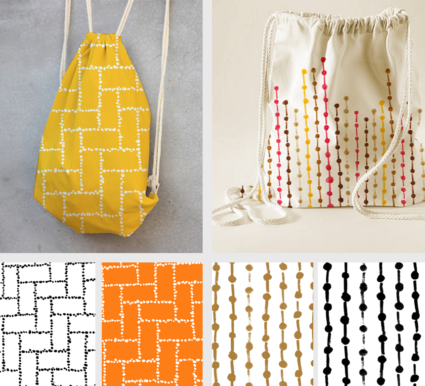 BEACH SACK FABRIC PATTERNS