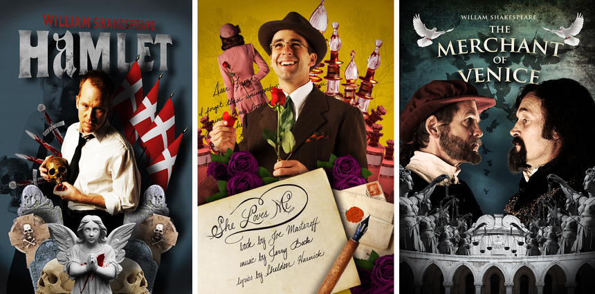 OREGON SHAKESPEARE FESTIVAL promotional posters